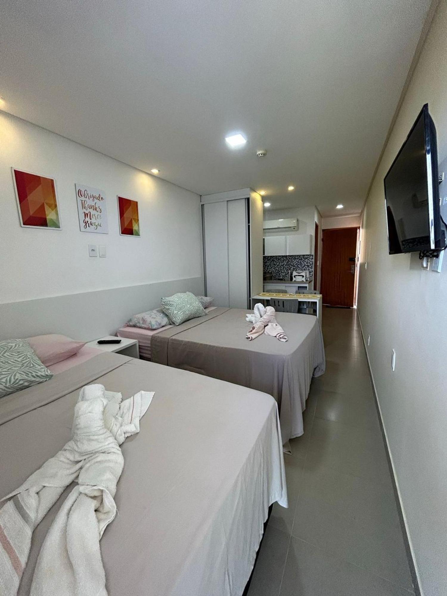Apartamento Flat Completo A 50 Metros Da *